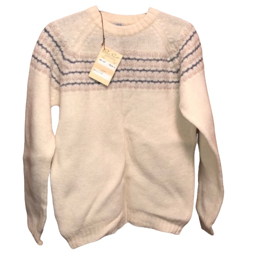 NWT Vtg Peter Scott Wool Pastel Sweater